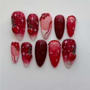 Shirley Temple Press On Nails